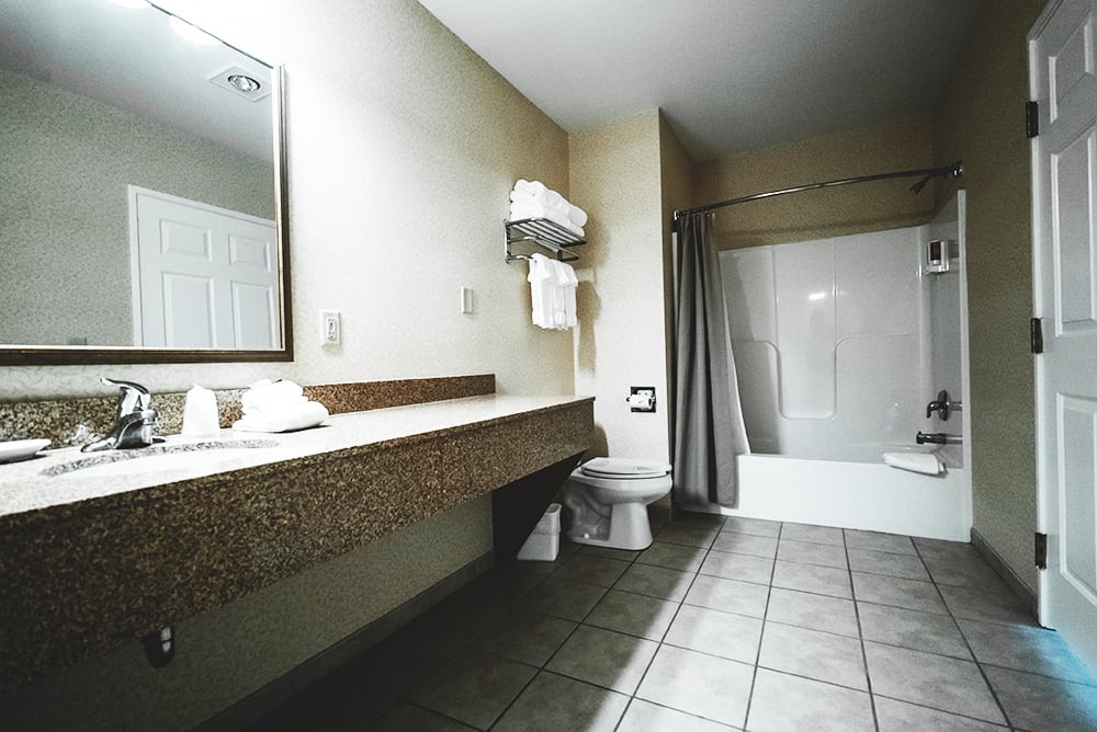 Extended Stay Bathroom