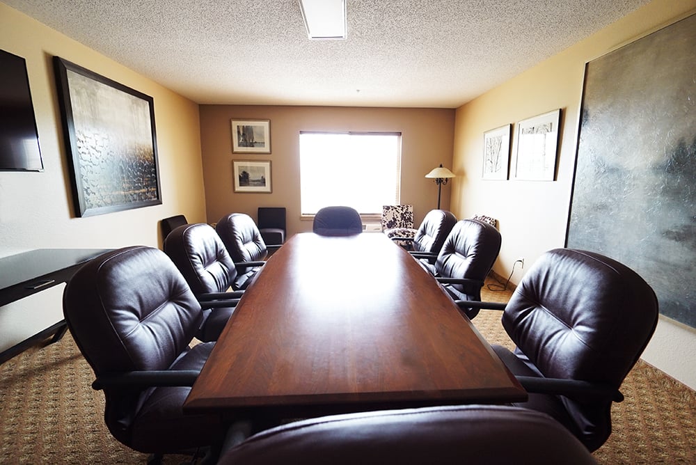 Meeting Room with Table and Chairs