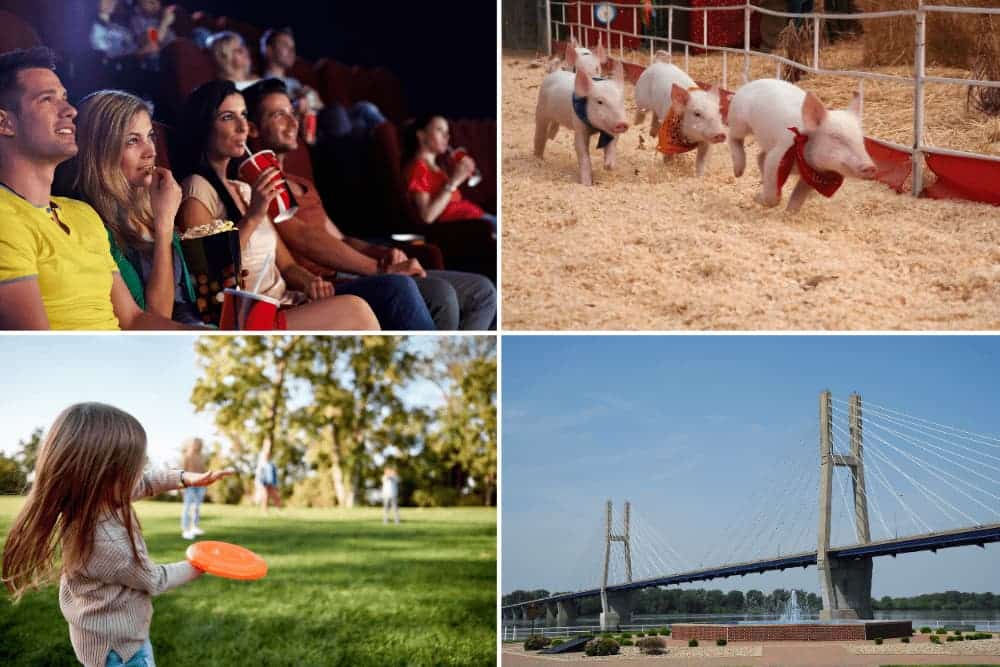 Montage of scenic events in Quincy IL